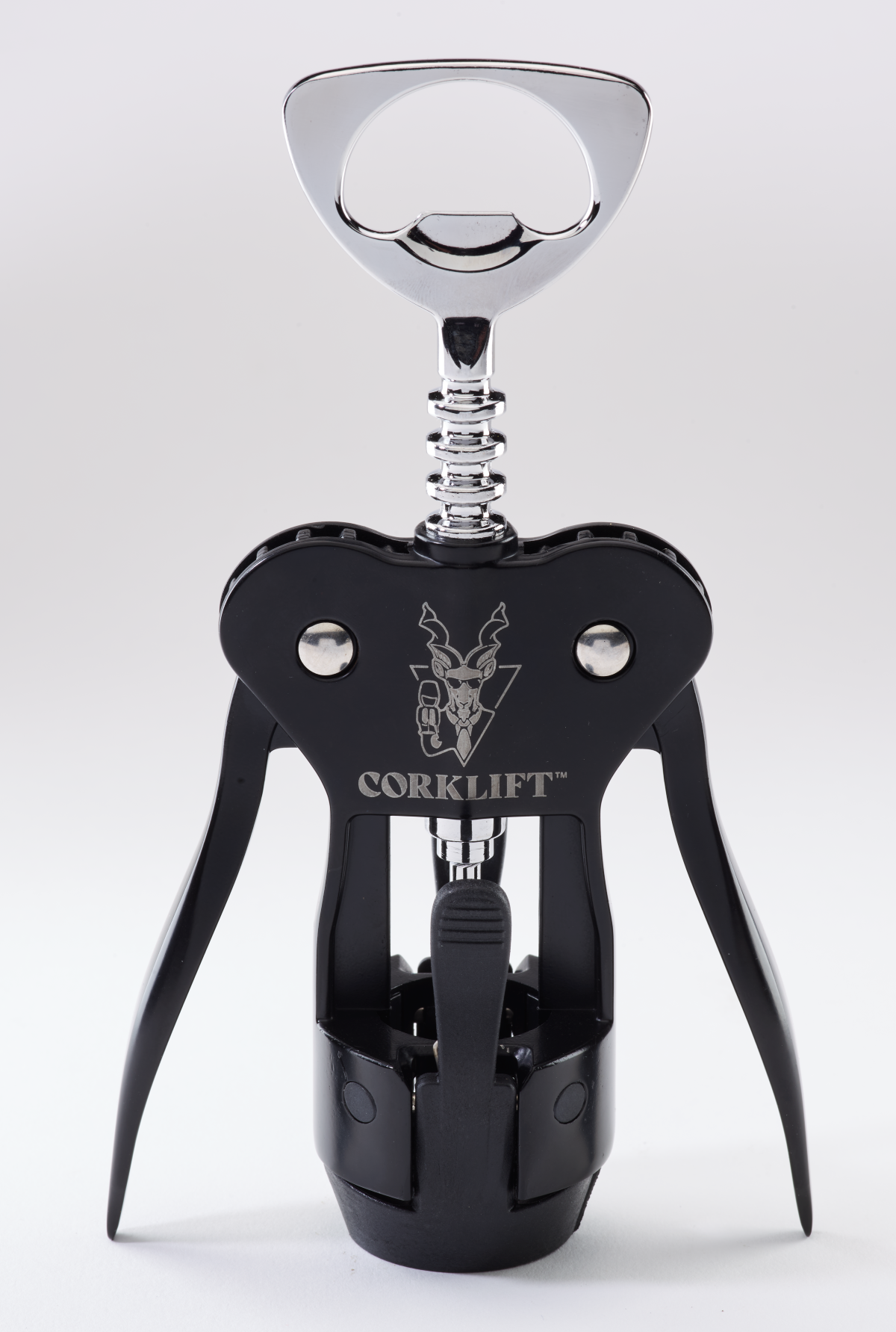 CorkLift™ Wine Opener Shown Standing Upright